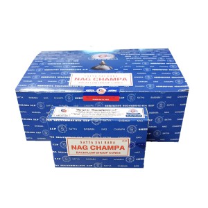 Nag Champa Backflow Cones (12 Pcs) Satya
